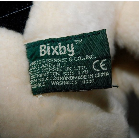 Russ Berrie Cream Brown Black Bassett Hound  Dog BIXBY 4334 Stuffed 12" Plush - Picture 8 of 8